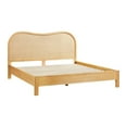 thumbnail image 4 of Grappa Natural Wood & Rattan King Bed, 4 of 9