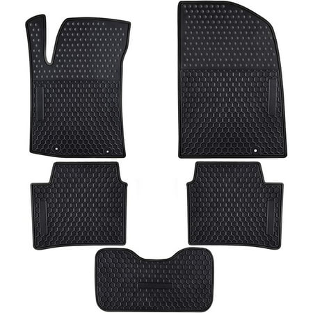 

Car Floor Mats Custom Fit Nissan Altima Sedan 2022 2021 2020 2019 2017 2016 2015 2014 2013 Odorless Washable Rubber Heavy Duty Anti-Slip All Weather Protection Car Floor Mats - Black