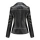 thumbnail image 5 of Chaquetas y abrigos de piel sintética de manga larga sin capucha Chaqueta de piel fina de moda para mujer Abrigo corto Chaqueta de primavera y otoño Chaqueta de piel con capucha de manga larga Tops de, 5 of 6