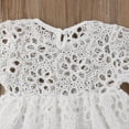 thumbnail image 4 of Famille Correspondant Femmes Enfants Robe Florale Solide Jolie Robe de Soirée de Mariage, 4 of 10