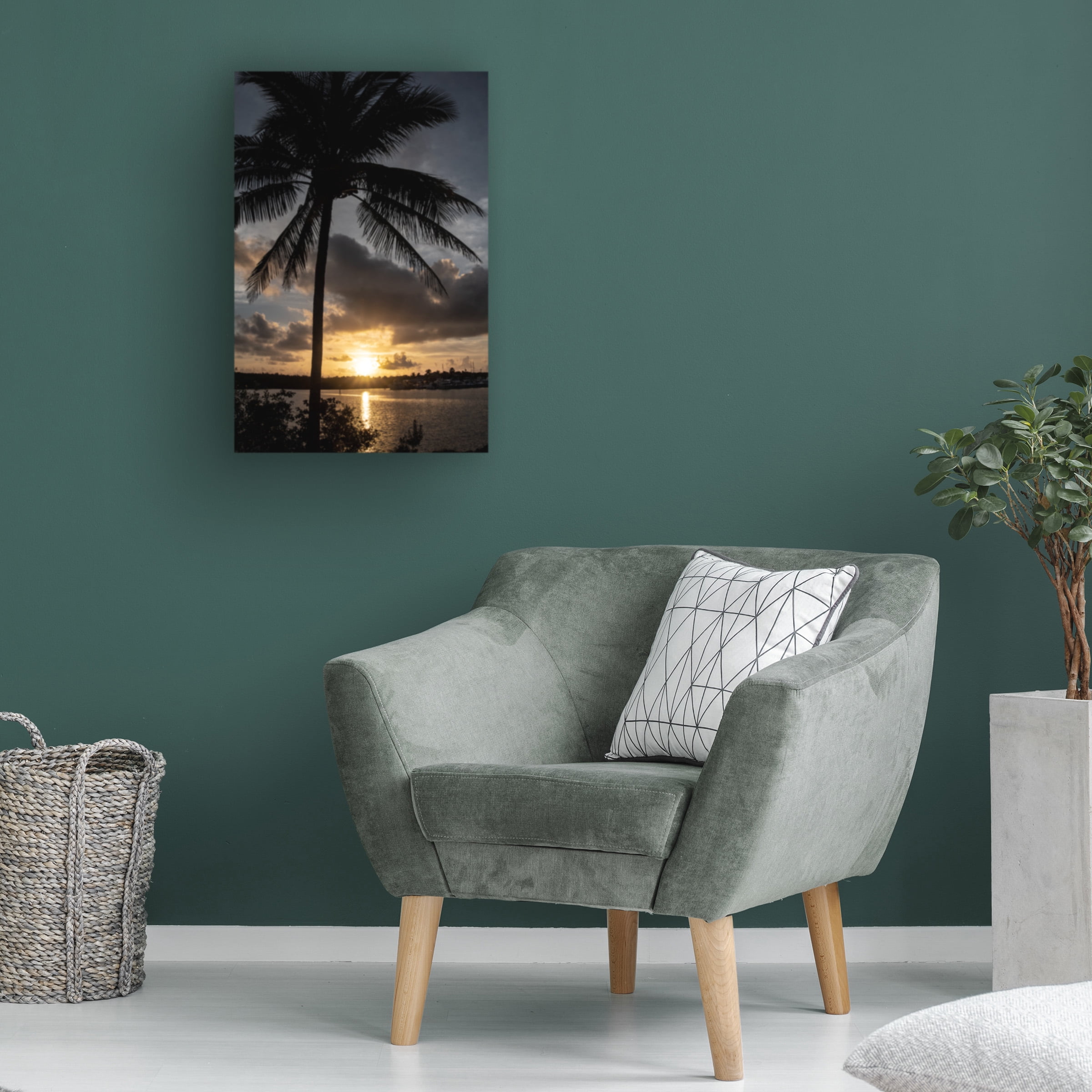 Robert Michaud 'Black Point Sunrise' Canvas Art
