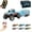 Blue-B, variant on Riprush Mini Monster 1:64 Off-Road LED Alloy Racer, 2025 New 3-Speed Variable Speed Off-Road Vehicle with Trailer, LED Lights, 2.4GHz Racing System, Speed/Steering Adjustable (Blue-A,No Trailer)