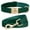 Deep Green, variant on Pet Artist Personalized PU Leather Dog Collar and Matching Leash set Custom ID Metal Buckle Pet Name / Number Adjustable for Small Large Breeds
