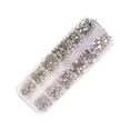 thumbnail image 3 of Xihbxyly Decoración de Uñas con Diamantes, Gemas de Vidrio Coloridas de Fondo Plano, Fácil Aplicación para Uñas Naturales o Artificiales, 12 Opciones de Formas Versátiles, Ideal para Fiestas de Maqui, 3 of 3