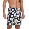 thumbnail image 2 of Fotbe Daisy Floral Pantalones Cortos de Pijama para Hombre, Ropa de Dormir, Pantalones de Pijama Cortos para Hombre-XX-Large, 2 of 6