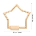 thumbnail image 2 of unbranded Conector De Joyería En Aleación De Zinc Dorado Con Y Para Manualidades, 2 of 8