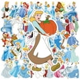 thumbnail image 3 of 100Pcs Cinderella Princess Stickers Animation Classic Cartoon Anime Stickers for Laptops, Computers, Water Bottles, 3 of 4
