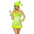 thumbnail image 3 of Leg Avenue 3 PC Christmas Baddie Holiday Dress Costume, 3 of 5