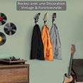 thumbnail image 4 of Guitar Deco Wall Coat Hook [Set of 3] - Coat Hook, Towel Rack, Hat Rack, Bag Hook - Vintage Coat Hook for Entrance, Bedroom, Studio - Screws & Dowels, 4 of 4