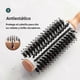 thumbnail image 5 of Boar Bristle Hair Brush for All Hair Types, Round Styling and Detangling Tool with Natural Wood Handle, 5 of 5