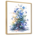 thumbnail image 2 of Designart "A Graceful Flower In A Garden Setting V" Seasonal Flowers Floater Framed Canvas Wall Art, 2 of 5