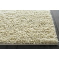 thumbnail image 3 of Hauteloom Bedias Wool Living Room, Bedroom Area Rug - Shags - High Pile - Cream - 8' x 10'6", 3 of 11