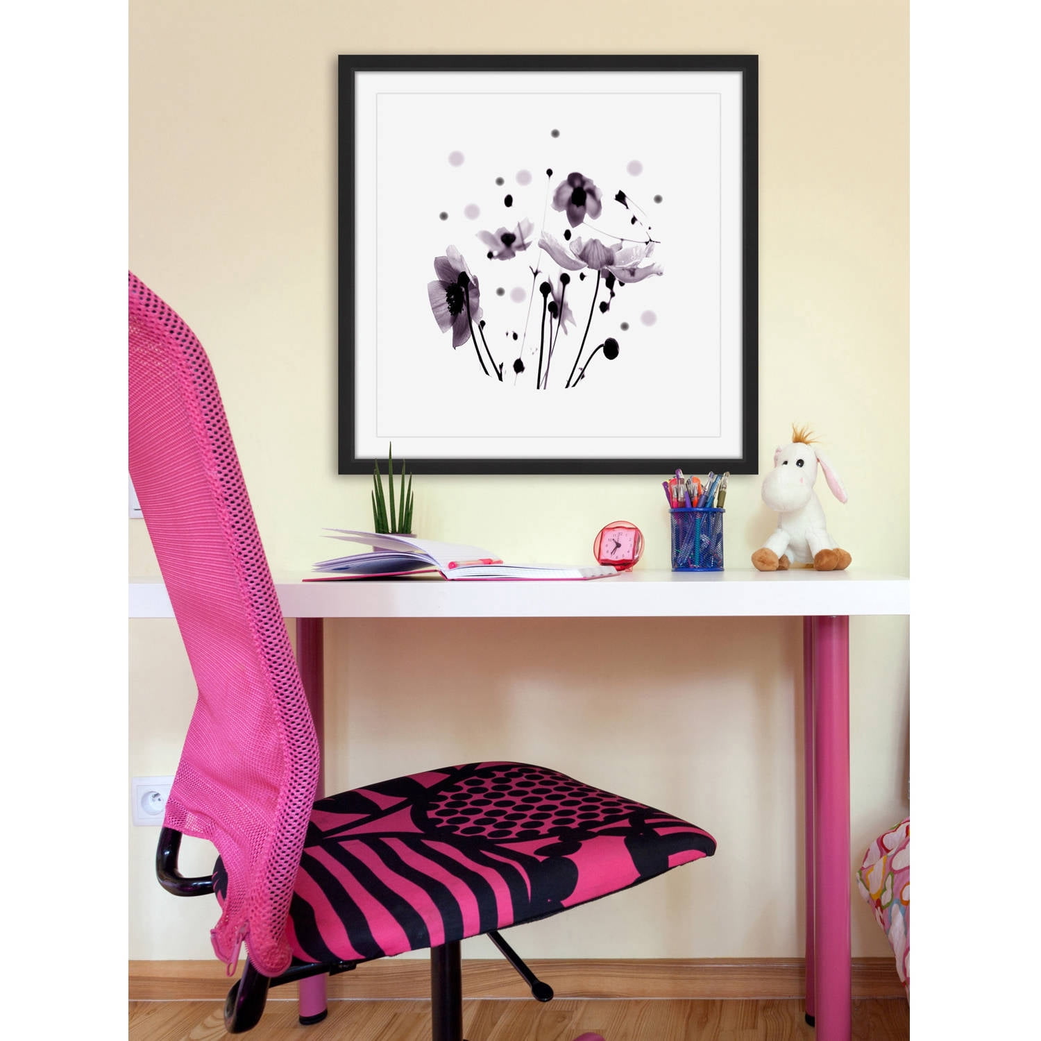 Marmont Hill "Grey Visions" by Katarina Snygg Framed Painting Print