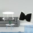 thumbnail image 2 of Mesa Auxiliar Acrílica Con Cojín En Forma De Lazo. Mueble Compacto Y Moderno Para El Hogar. Cómodo Mueble De Noche Para Sala De Estar, Estudio U Oficina., 2 of 8