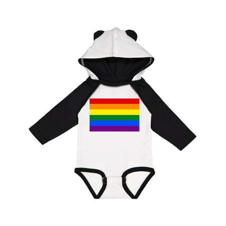

Inktastic Gay Pride Rainbow Flag Gift Baby Boy or Baby Girl Long Sleeve Bodysuit
