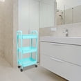thumbnail image 1 of ELAYARD Multi Layer Rolling Utility Cart Plastic Storage Trolley with Wheels for Home, 1 of 8