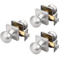 thumbnail image 1 of Round Passage Door Knobs Interior Matte Door Knobs Indoor Keyless Non-Locking Handle Set for Hallway or Closet Doors Reversible for Right/Left Handed Door, 1 of 5