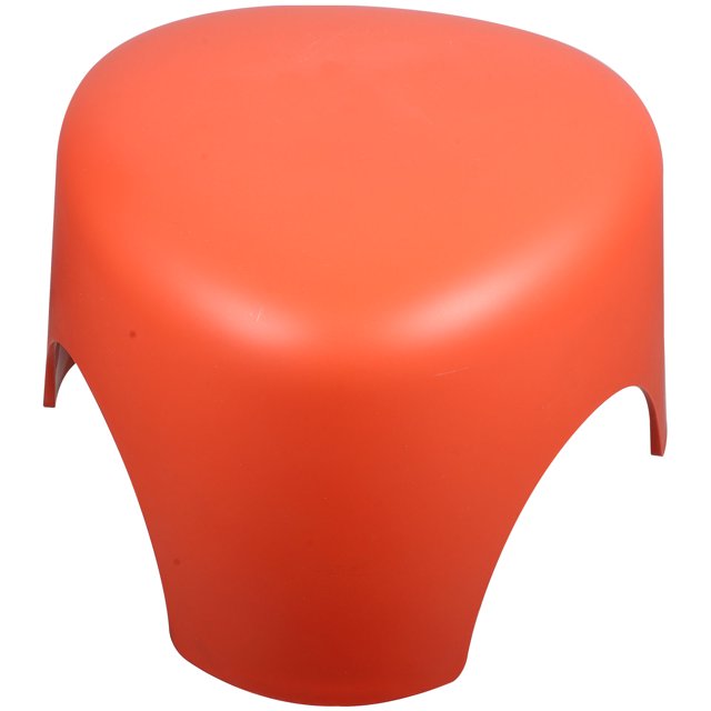 Raindrops Red Nonslip Plastic Step Stool for Bathroom Indoor Use Lightweight and Portable Foot Rest