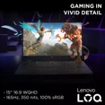 thumbnail image 4 of Lenovo LOQ 15.6" FHD 144Hz Gaming Laptop | Intel Core i5-12450HX | Intel ARC A530M HD Graphics | Backlit | 28GB RAM DDR5 | 1024GB SSD | Windows 11 Home | Bundle with 64GB USB Flash Drive, 4 of 5