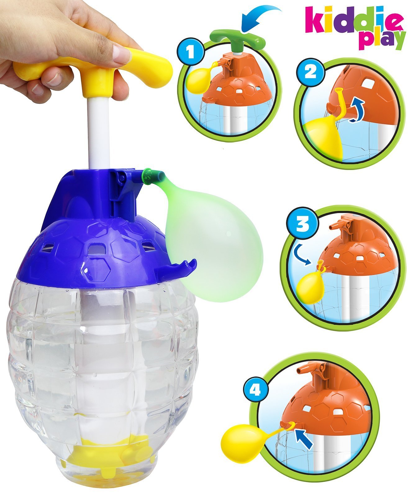 Kiddie Play Water Balloons For Kids With Filler Pump (500 Balloons) - image 4 of 4
