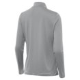 thumbnail image 3 of Women's Antigua Gray Boston Bruins Reprocess Quarter-Zip Pullover, 3 of 3
