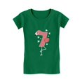 thumbnail image 1 of Tstars Girls 7th Birthday Gift Flamingo Shirt Birthday Gift for 7 Year Old Birthday Gift for Girls Birthday Gift for Seven Year Old Birthday Party B Day Girls Fitted Kids T Shirt, 1 of 3