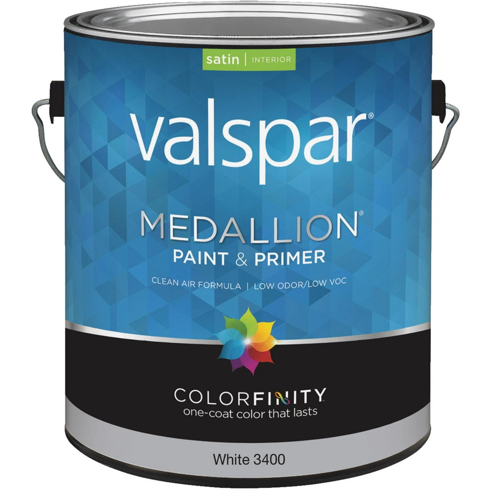 Valspar Medallion 100 Acrylic Paint & Primer Satin Interior Wall Paint