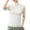 White, variant on XIAONU Women's Solid Neck Top Slim Fit Elbow Sleeve Pullover Blouse Versatile Casual Office Daily Wear