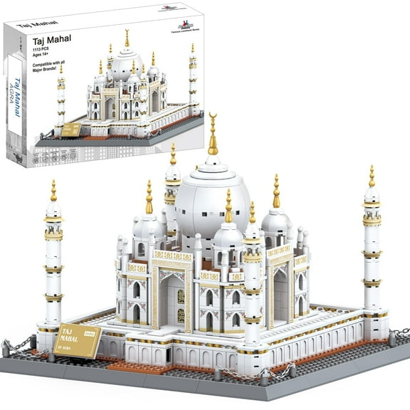 Taj Mahal Building Block Set (1,113 Pieces)