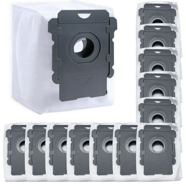 JRIRAE 12Pcs Replacement Roomba Bags for iRobot Roomba i7 i7  i3 i3  i4 i4  i6 i6  i8 i8  j7 j7  s9 s9  Plus Parts for iRobot Bags Roomba Vacuum Bags Automatic Dirt Disposal Bulk Reusable Bags