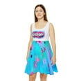 thumbnail image 3 of Airbrush Birthday Girl Women's Skater Dress (AOP), BarbCruzCreations, 3 of 4