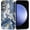 Blue Whale Shark Collage, variant on Case for Samsung Galaxy S23,2 in 1 PC Hard Shell Silicone Inner Bumper Anti-Scratch Full-Body Cover Shockproof Slim Design-Blue Whale Shark Collage