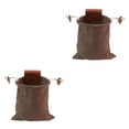 thumbnail image 3 of Advancent Bolsa de forraje PU Mushroom Cordón Bolsa Contenedor Acampar al aire libre Senderismo Pantalones Marrón Type2 NO2 Advancent CBP193818, 3 of 5