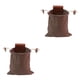 thumbnail image 3 of Soidarity Bolsa de forraje PU Mini Mushroom Cosecha Bolsa Llaves Monedas Contenedor Acampar al aire libre Cinturón marrón Type2 NO2, 3 of 6