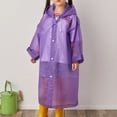 thumbnail image 3 of Cheers.US Water-resistant Raincoat for Kids, Kids Rain Coat Reusable Rain Poncho Jacket for Boys and Girls, 3 of 4