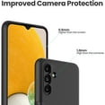 thumbnail image 4 of Case for Samsung Galaxy A13 5G, Thin TPU Cover with Camera Protection Soft Interior Anti-Scratch Slim Fit Flexible Phone Case for Galaxy A13 5G - Black, 4 of 13