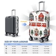 thumbnail image 4 of Hirioo Christmas Houses for Elasticity Suitcase Cover (No luggage Included) Durable Luggage Protector Fits 18-32 Inch Luggage-Medium, 4 of 7