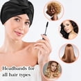thumbnail image 3 of Gorro de dormir de doble capa, ajuste ajustable, protección para el cabello sin frizz, cómodo ajuste elástico, gorro de dormir para el cuidado del cabello, 3 of 8
