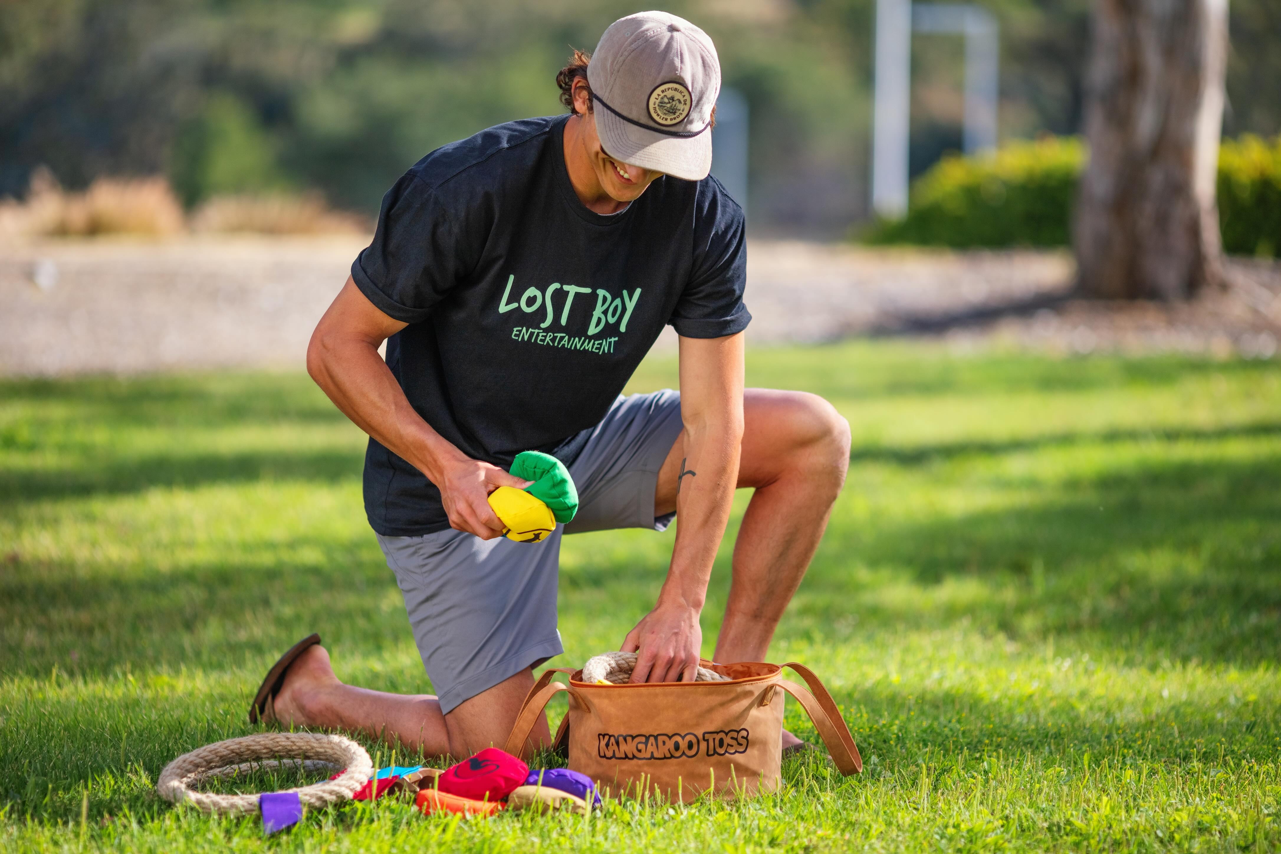 Kangaroo Toss - Official Set - Outdoor Games - Beach Toys - Yard Games - Backyard Games - Lawn Games - Camping Games - Ladder Toss - Bocce - Cornhole - for Adults and Family