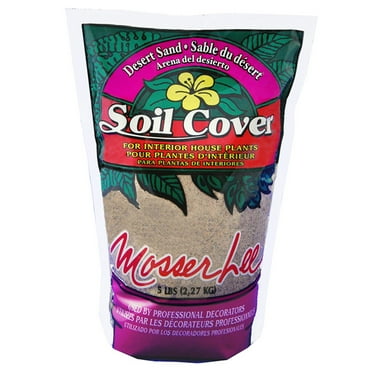 Mosser Lee Desert Sand Soil Cover for Plants, Terrariums, and Indoor Gardens, 5 lb