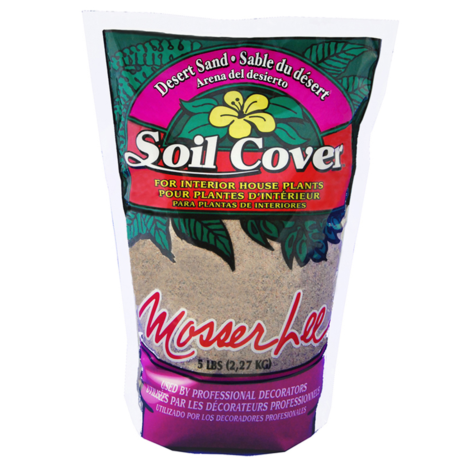 Mosser Lee Desert Sand Soil Cover for Terrariums and Indoor Gardens, 5 lb, Pack of 1