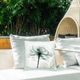 thumbnail image 3 of Stupell Industries Muted Emerald Rose Design by Albert Koetsier Outdoor Printed Pillow, 3 of 6
