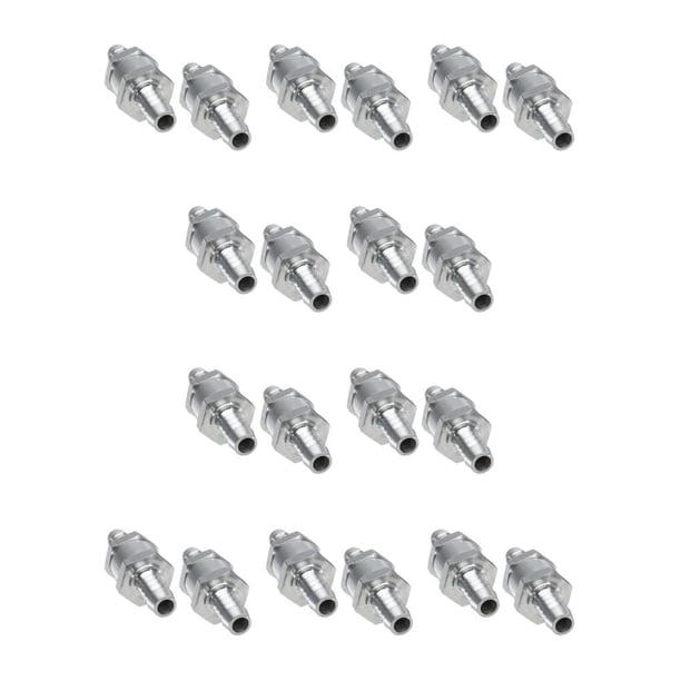 Speravity Válvula de retención, accesorio neumático, rápido, resistente al agua, a prueba de herrumbre, válvulas unidireccionales, conector de 10MM 10piezas Speravity CBP463573