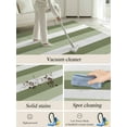 thumbnail image 5 of Sage Green and White Striped Area Rug for Bedroom 4x6 Ft Abstract Ombre Geometric Super Soft fuzzy Throw Rug Non-Slip Fluffy Plush Indoor Floor Carpet for Living Room Nursery Home Decor, 5 of 8