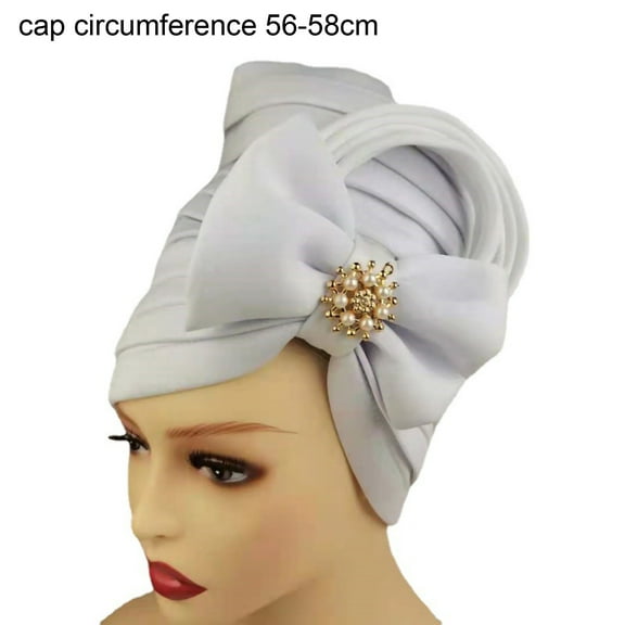 Limei Popular Turban Hat Bow for Festival Adjustable