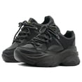 thumbnail image 1 of Tenis Plataforma Dama Sneakers Suela Chunky 22-26 Colores negro 25, 1 of 6