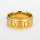 thumbnail image 5 of Anillo de moda con letras para papá, anillo de acero de titanio para hombre, anillo de joyería, 1 pieza Wmkox8yi  sjalhkljlk1672, 5 of 9