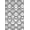 Black, Pattern 1, variant on ODIKA 4'x6' Black White Geometric Medallion Washable Area Rug Bold Contemporary Abstract Motif Design Stain Resistant, Low Pile, Easy Care for Dorm Room, Small Living