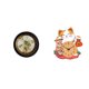thumbnail image 1 of Marco de fotos redondo,Marco de fotos redondo de resina con diseño retro europeo,Reloj de pared,Reloj de pared silencioso con forma de gato,ideal para amantes de los gatos.,Lindo reloj de, 1 of 8