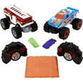 thumbnail image 3 of ​Hot Wheels R/C Monster Trucks 2-Pack, 1 R/C Race Ace & 1 R/C HW 5-Alarm in 1:24 Scale, Full-Function Remote-Control Toy, 3 of 4
